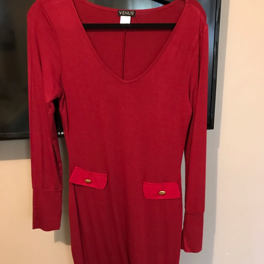 Maroon dress